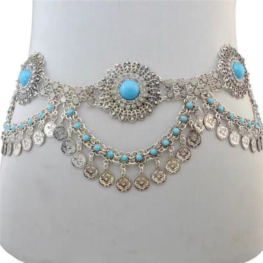 Conch Belly Body Chain Link Belt